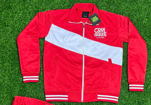 Red & White Doe-Team Jacket