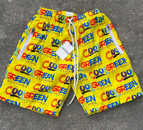 Yellow All Over CG Shorts