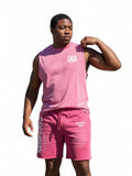 3X Rose Pink Center Stage Shorts & Tshirt Set
