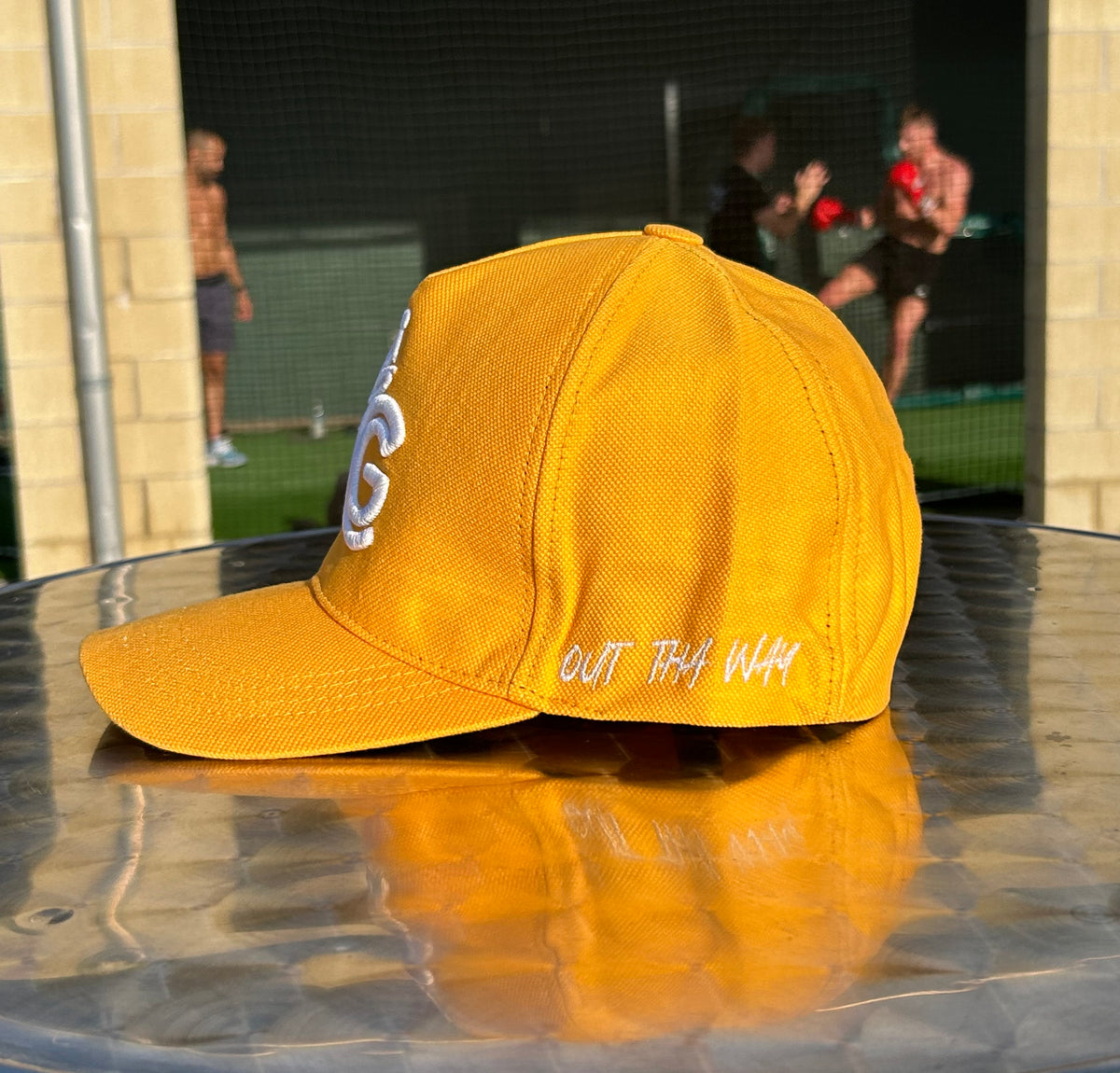 Yellow Gold Crown Out Tha Way Cap – Cool Green Clothing
