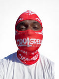 All Over Ski Mask Red And White
