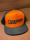 Black/Orange Trucker Cap