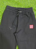 Black And Red Flare Pants