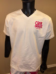 Up-Town Tee White Pink