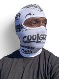 All Over Ski Mask White And Black