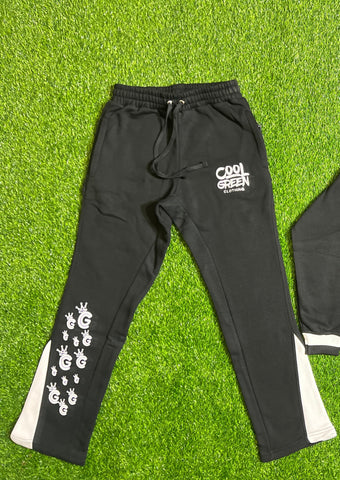 CG Flare Pants Black And White