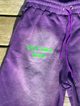 Center Stage Purple Slime Shorts