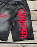 Center Stage Black Red Shorts
