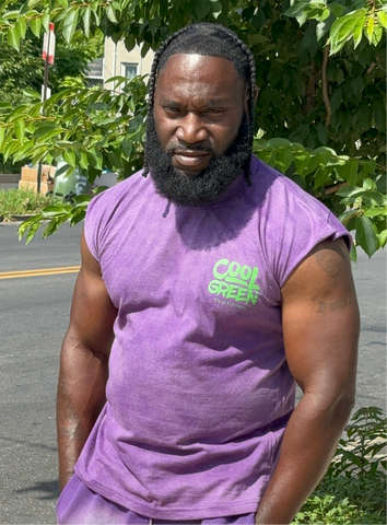 Center Stage Purple Green Tshirt