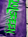 Center Stage Purple Slime Shorts
