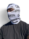 All Over Ski Mask White And Black