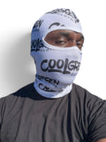 All Over Ski Mask White And Black