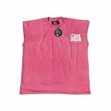 Rose Pink Center Stage Muscle Tee