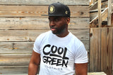 White & Black Cool Green Unisex T-Shirt